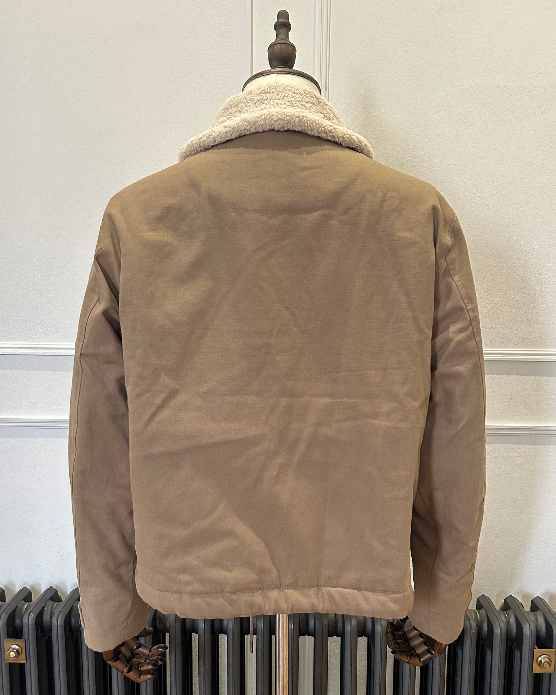 Supermoon Deck Jacket in cotton duck canvas, product image 4. Showing back view 