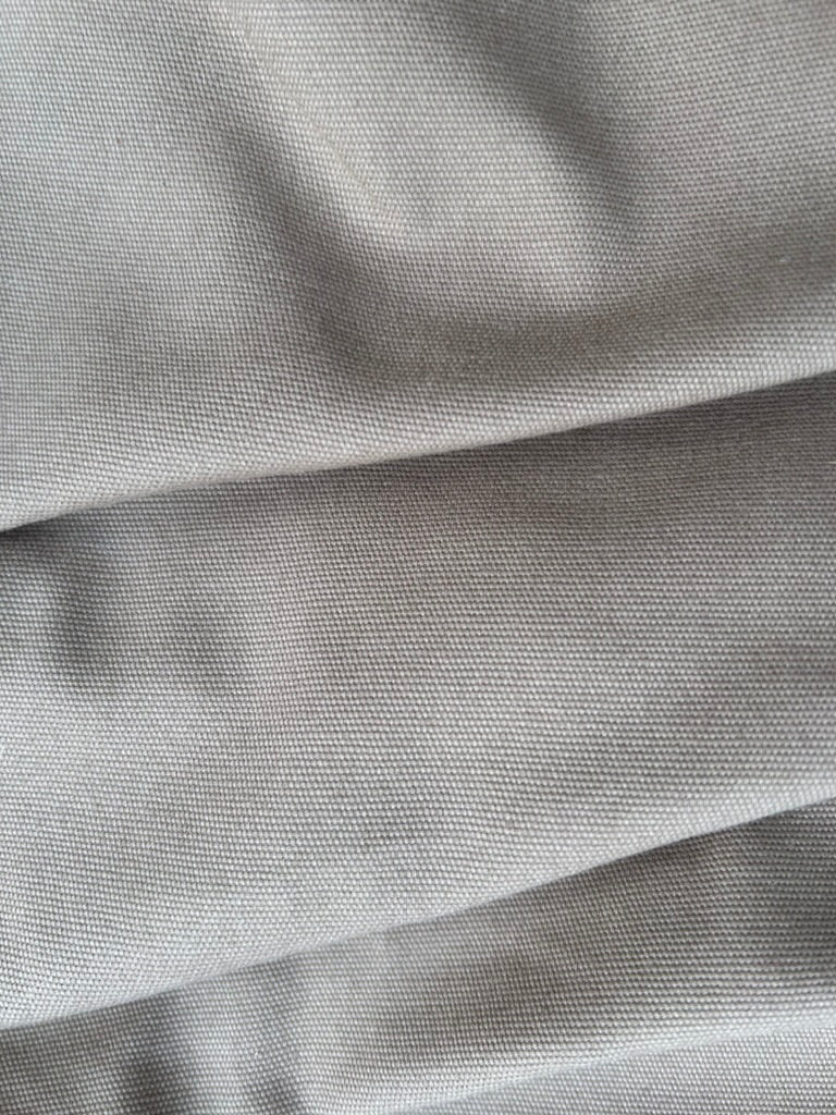 Supermoon Deck Jacket in cotton duck canvas, product image 7. Showing close up of cotton duck canvas cloth.