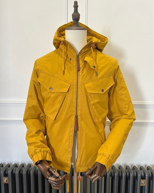 Supermoon Field Parka in Arrowood yellow, product image 1. showing front view 