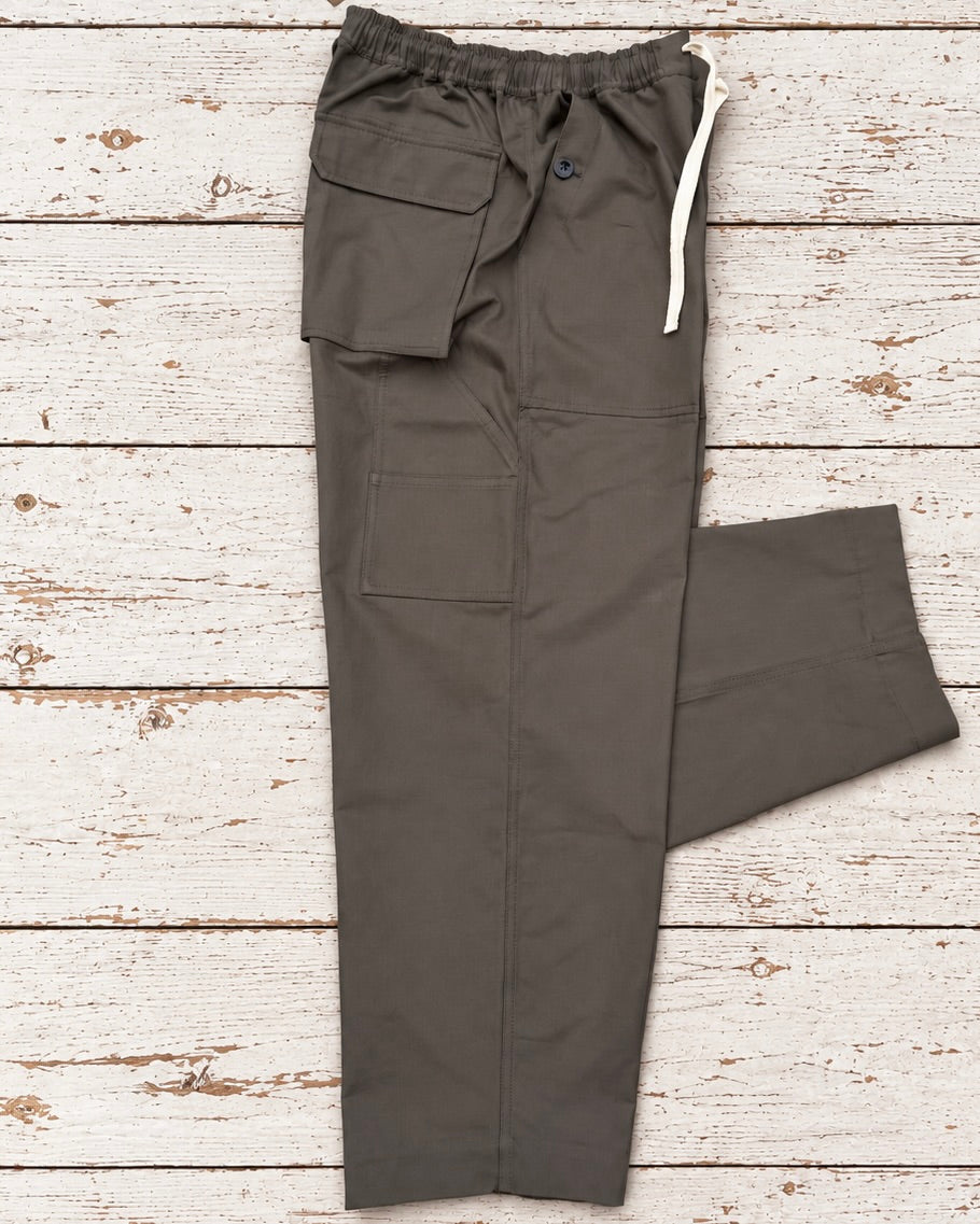 Supermoon Fatigue Pant in cotton twill, product image 2 side view