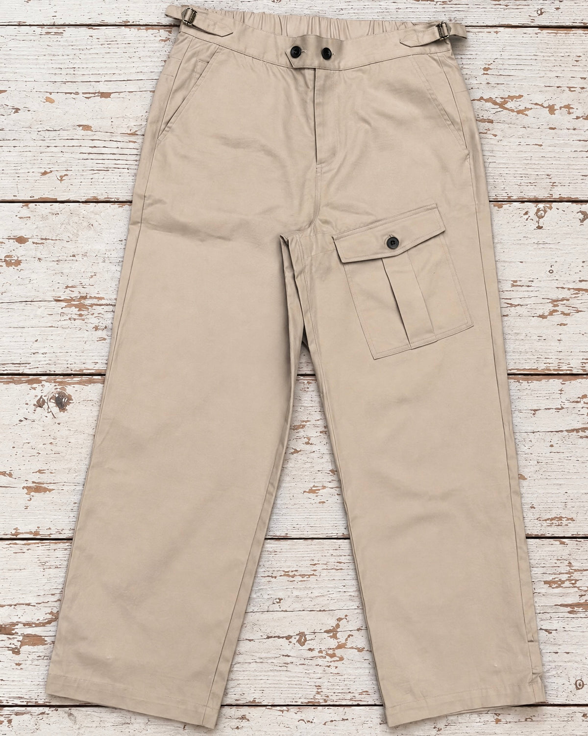 Supermoon Field Trousers in cotton twill, product image 1. Full frontal view