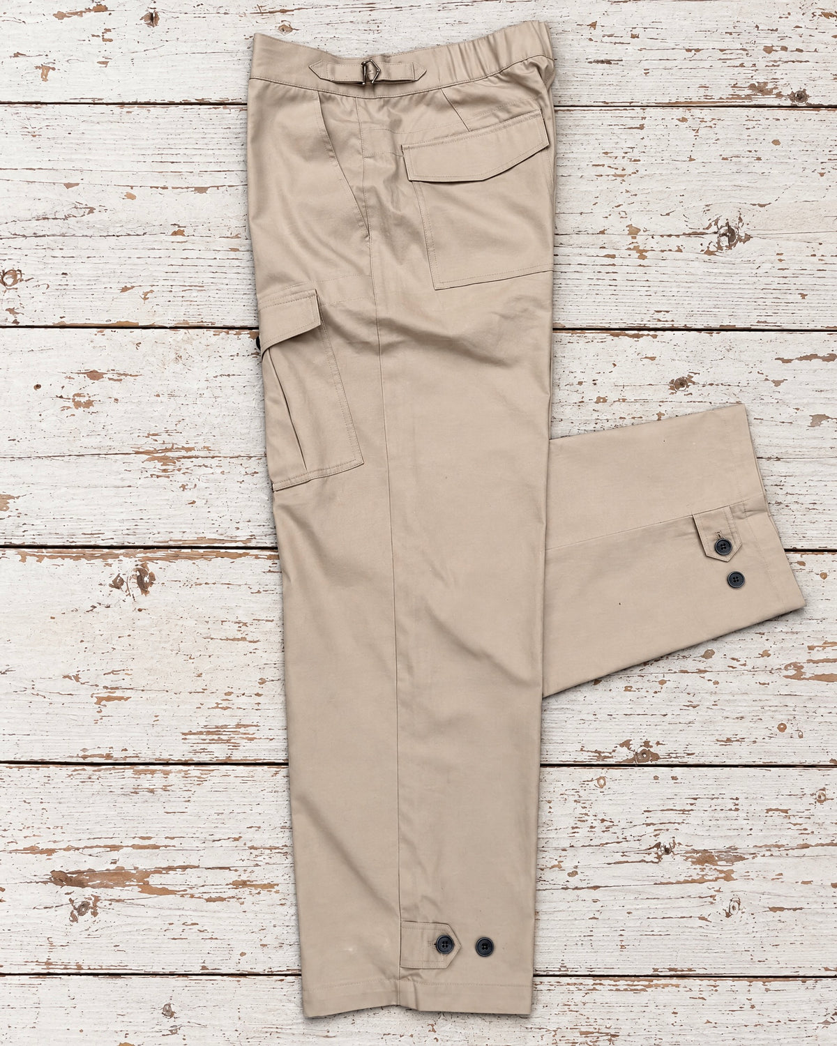 Supermoon Field Trousers in cotton twill, product image 2. Side view
